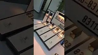 Luxury Illuminated Hotel Door Sign | Elegant Interior Room Identifier