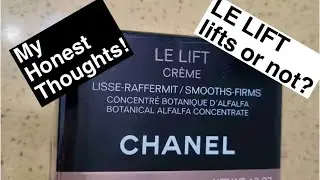 My unfiltered thoughts on Chanel Le lift cream #antiaging lifting  and firming skincare products