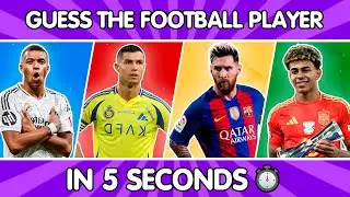 Guess a Football Player in 5 Seconds | 100 Most Famous Football Players in the World