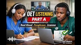 OET Listening PART A Made Easy l Live ZOOM Class