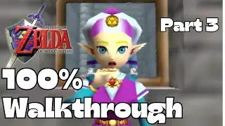  Ocarina of Time 100% Walkthrough | Hyrule Castle & Princess Zelda (Part 3)