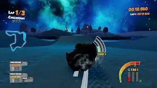 The Karters 2 Turbocharged  Tour Frappe Snowland WR With Great Mighty Poo in 02:24.320 (Conker)