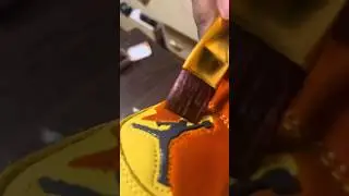 HOW TO DYE SUEDE /nubuck Jordan 4 custom