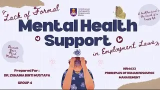 HRM 433 GROUP 4 | GROUP ASSIGNMENT 2 - HEALTH, SAFETY & WELL-BEING