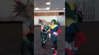 More female Deku and Bakugou  #deku #myheroacademia #Bakugou #dekucosplay #mha