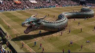 Title: Giant Anaconda Attacks Football Stadium - Full Horror Short