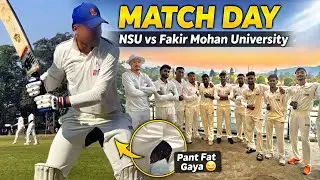 National Sports University vs Fakir Mohan 🏏| Match Day Vlog | AIU East Zone | EP 2