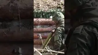 82mm Soviet-era mortar in use by the Russian army
