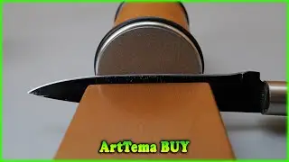 Kitchen Knife Sharpening Razor-Sharp on Roller Sharpener - Quick & Eays 🎯 ASMR 4K Real Time