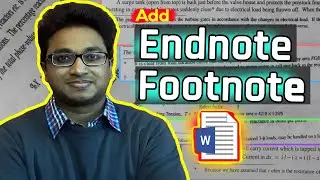 How to Add Footnote and Endnote in MS Word ? | MS Word Series | LeonsBD