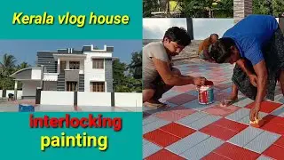 Dubai Designing home || Kerala || Interlocking Painting@MRJK50