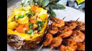 Caribbean BBQ Jerk Prawns