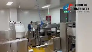 Full Automatic Mooncake Maamoul Machine with Baking tray Loading System