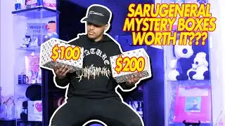 $100 VS $200 SARUGENERAL HYPEBEAST MYSTERY BOXES!!! WORTH IT?