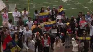 Lindenwood University Students Protest Violence In Venezuela