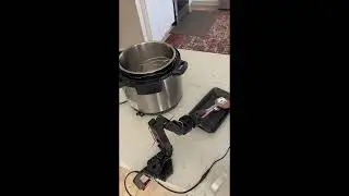 AI Robot Cooking Test: Burger Patty in Air Fryer