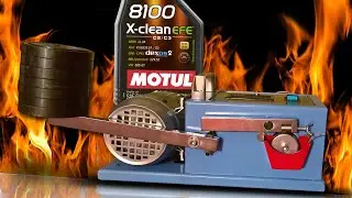 Motul 8100 X-Clean EFE 5W30 Тест моторного масла 100&deg;C Питер Тестер