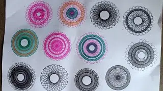 Spirograph drawing art tutorials 😍.#shorts #satisfying #ytshorts #2024 #live #usa #art #artist