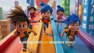Math Adventure: Kids vs. Animated Numbers!