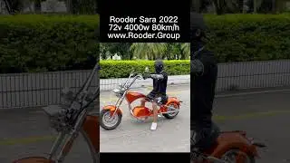 Rooder Sara 2022 72v 4000w 80km/h #citycoco #chopper #scooter ElektroRoller
