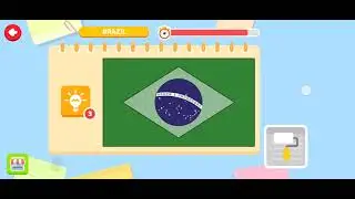 Brazil flag drawing 