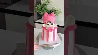 Baby cake💕#babycake #babytheme #viralcake #cakedecorating #cakedesign #kidscakes #themecakes
