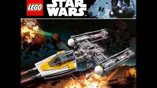 Lego Star Wars Y-Wing Starfighter 75172 Unreleased Instructions DIY Book