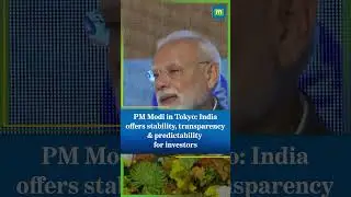 India has stability, transparent policies, and predictability: PM Modi to Japanese business leaders.
