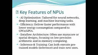 Neural Processing Unit (NPU)