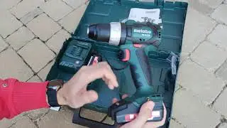 Unpacking / unboxing cordless drill / screwdrivers Metabo BS 18 LT BL 602325550