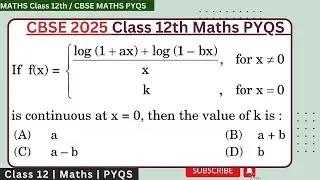 if f(x) = (log(1 + ax) + log(1 - bx))/x for x&ne;0 and k for x=0 is continuous at x=0, then the value