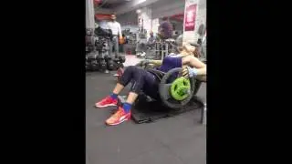 Pelvic Lift For Strengthening Lower Back And Glute Muscles.
