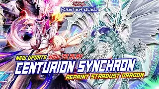 MASTER DUEL - HOW TO PLAY? CENTURION SYNCHRON DECK - NEW ART WORKS OF STARDUST DRAGON