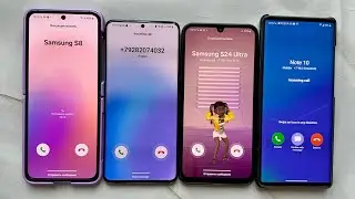 Incoming + Outgoing Calls Samsung Galaxy Z Flip 5 vs Samsung A15 vs A24 Galaxy vs LG Wing