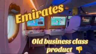 Emirates B777-300 | Business Class | Another Old Business Class cabin ☹️ | Dubai - Newcastle