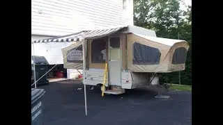Coleman Columbia Pop Up Camper Renovation Project! It Begins...