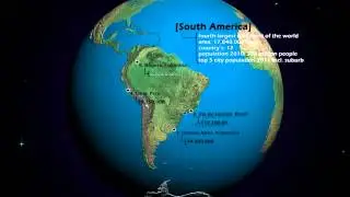 Continents Population Earth  Asia, Africa, North America, South America, Europe, Oceania, Antartica   YouTube