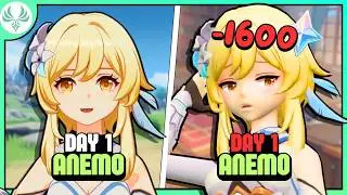 I Spent 1 DAY Building Anemo Traveler So You Don't Have To (Genshin Impact)