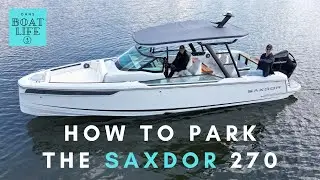 Saxdor 270 - How to berth your boat - Single outboard & bow thruster