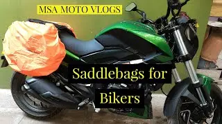 Golden Riders Mini- Basic Double- Side (48 L) Motorbike Saddlebag for Bikers Dominar 400