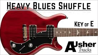 Heavy Blues Shuffle in E | Guitar Backing Track
