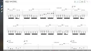 Slayer - Angel Of Death (LEAD GUITAR TAB PLAY ALONG)