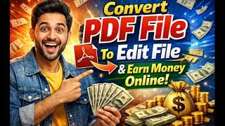 PDF File Ko Editable File Mein Convert Karke Paisa Kamayein
