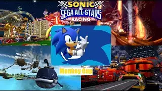 Sonic & SEGA All Stars Racing (Wii) Monkey Cup (Sonic)