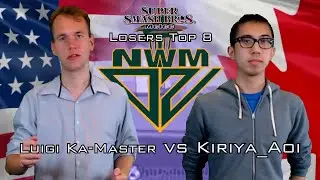 #NWMDZ #SSBM LT8 - Luigi Ka-Master (LUI) vs Kiriya_aoi (FAL)