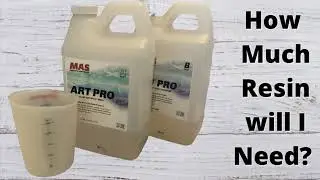 Resin Coasters with Visual Texture Video 2: How Much Resin will I Need