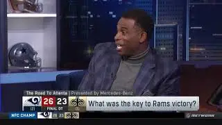 Shannon Sharpe   What was the key to Rams victory   NFL Gameday Prime