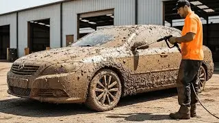 From Mud-Covered to Like New &ndash; Extreme Car Wash Transformation