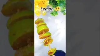 Lemon Chaat Recipe 🍋🔥 Tangy, Spicy, & Refreshing Street-Style Snack!#shorts #ytshorts #viralshort