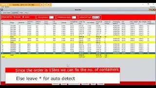 BOPP Container Planning Software